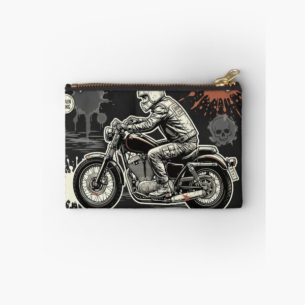 Item preview, Motorcycle Rider Grunge Streetwear T-Shirt designed and sold by DIUMERI.