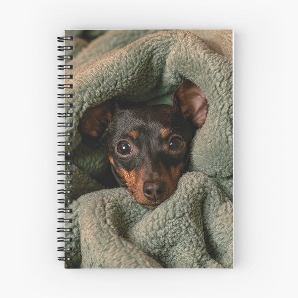 Item preview, Minitiature Pinscher in Blanket 01 designed and sold by Elisabeth Lucas.