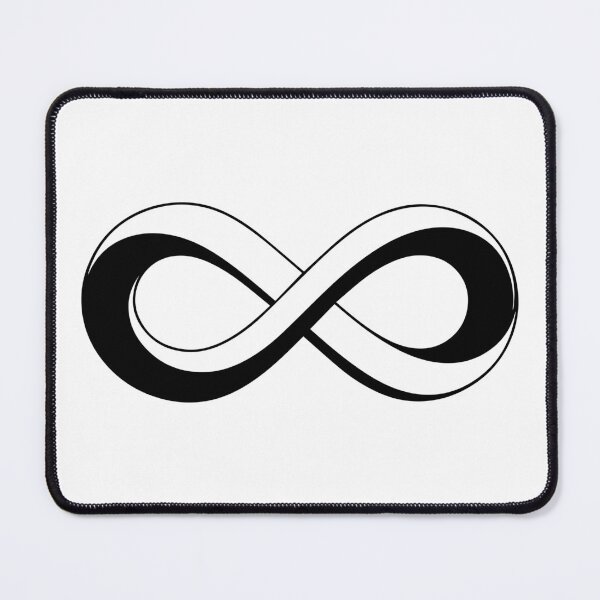 Item preview, 3D Infinity Symbol Black Minimalist Vector Graphic Art designed and sold by FemmePod.