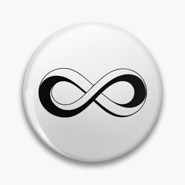 Item preview, 3D Infinity Symbol Black Minimalist Vector Graphic Art designed and sold by FemmePod.