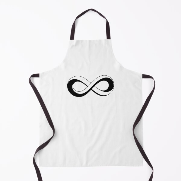 Item preview, Símbolo de infinito 3D negro minimalista en arte gráfico vectorial designed and sold by FemmePod.