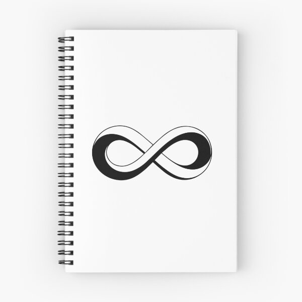 Item preview, 3D Infinity Symbol Black Minimalist Vector Graphic Art designed and sold by FemmePod.