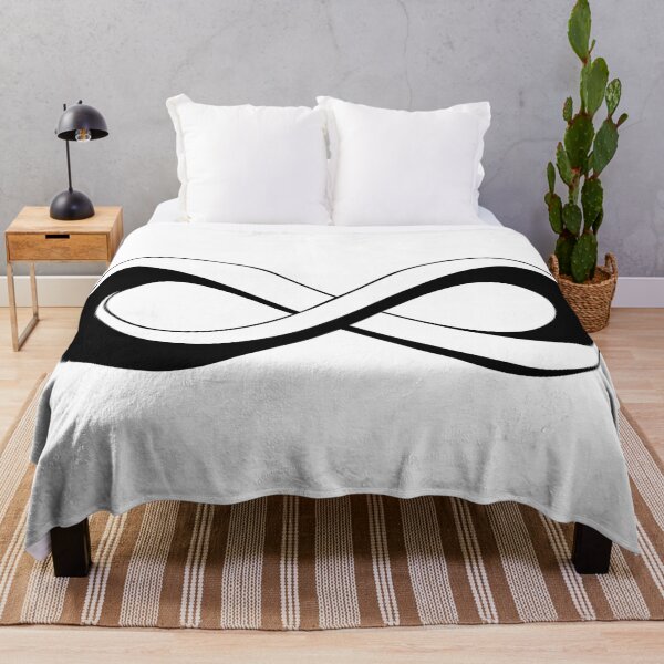 Item preview, 3D Infinity Symbol Black Minimalist Vector Graphic Art designed and sold by FemmePod.