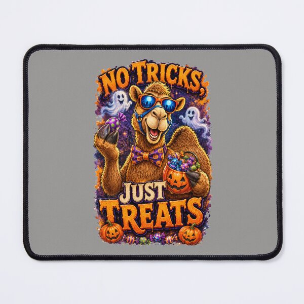Item preview, No Tricks Just Treats – Quirky Camel Lover Animal Gift - Cool Halloween Animal Graphic Camel T-Shirt designed and sold by Camel & Quirk.