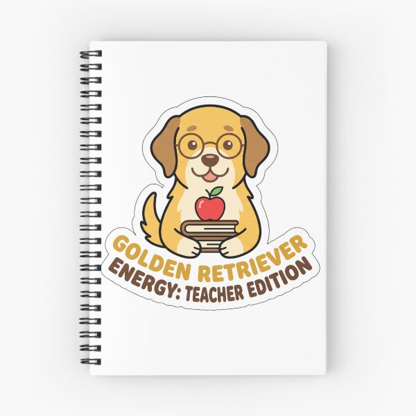 Item preview, Golden Retriever Energy Teacher Edition Funny Cute Dog Lover Teacher Gift Tee designed and sold by NKWealthDesign.