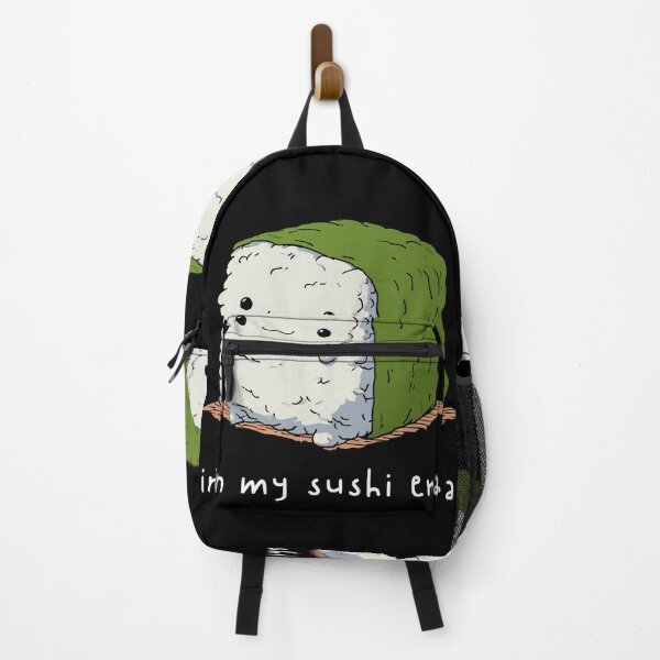 Item preview, In My Sushi Era Cute Onigiri Roll | Funny Food Meme Art designed and sold by kuwagatamushi.