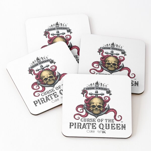 Item preview, Sugar Screams Pirate Queen on Light Colours  designed and sold by SugarScreams.