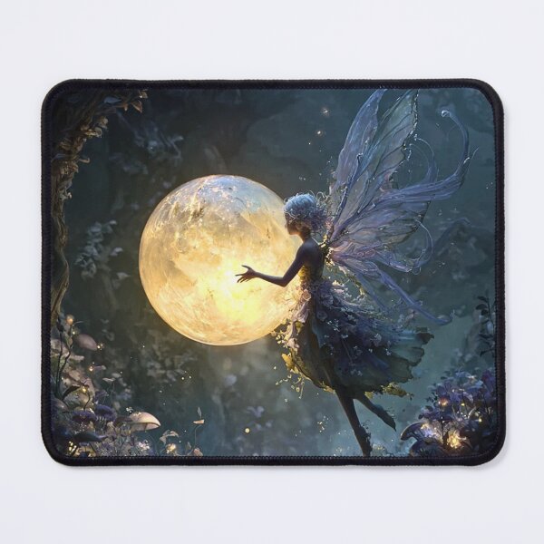 Item preview, Moonlit Fairy With Glowing Crystal Orb designed and sold by Storybook Botanica.