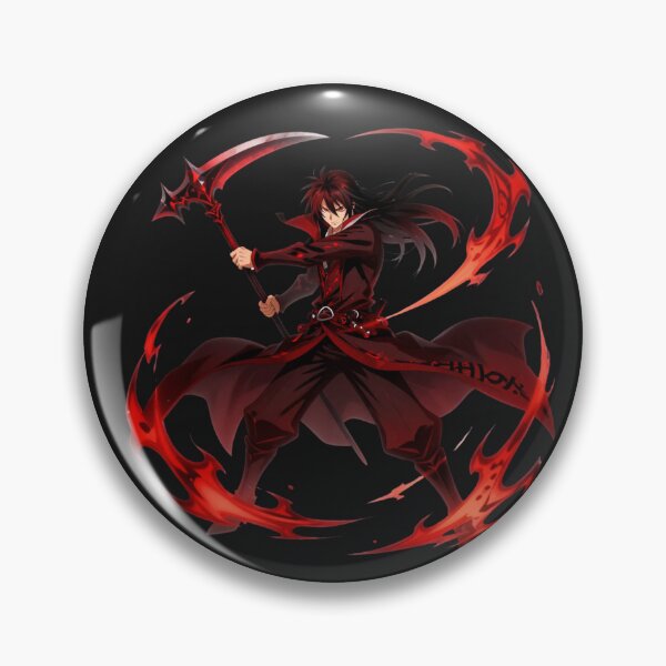 Item preview, Blood Mage Reaper - Dark Scythe Sorcerer - Urban Fantasy Anime Character designed and sold by Revyra Design .