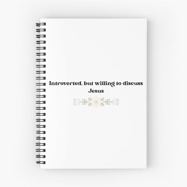 Item preview, Introverted, But Willing to Discuss Jesus (Flower) designed and sold by RoseDesigns05.
