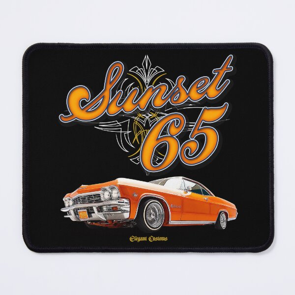 Item preview, 1965 Impala Sunset 65 with text - Lowrider, Kustom, Hot Rod, Muscle Car designed and sold by Elegant Customs.