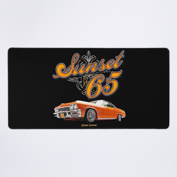 Item preview, 1965 Impala Sunset 65 with text - Lowrider, Kustom, Hot Rod, Muscle Car designed and sold by Elegant Customs.