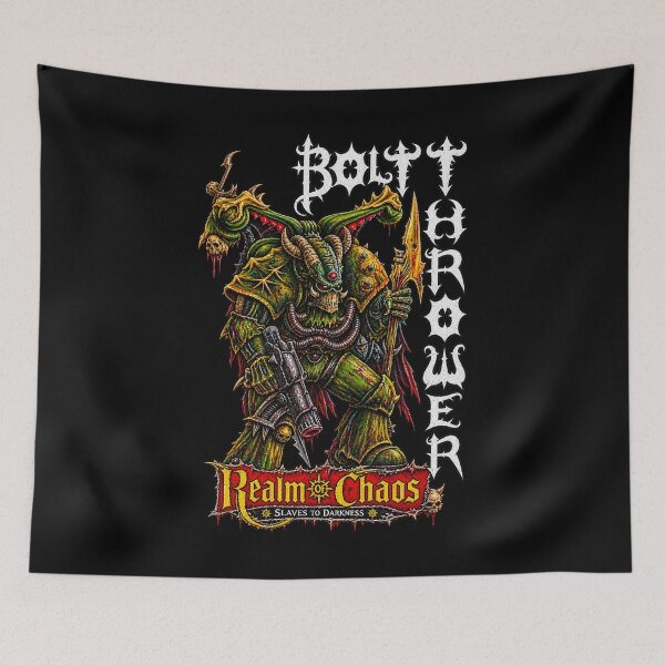 Item preview, Bolt Thrower metal Band Realm Of Chaos album vintage artwork  designed and sold by shirtgrass.