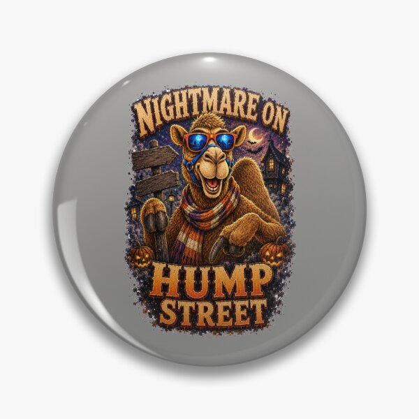 Item preview, Nightmare on Hump Street – Quirky Camel Lover Gift - Cool Halloween Animal Graphic Camel T-Shirt designed and sold by Camel & Quirk.