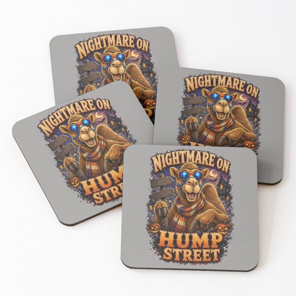 Item preview, Nightmare on Hump Street – Quirky Camel Lover Gift - Cool Halloween Animal Graphic Camel T-Shirt designed and sold by Camel & Quirk.