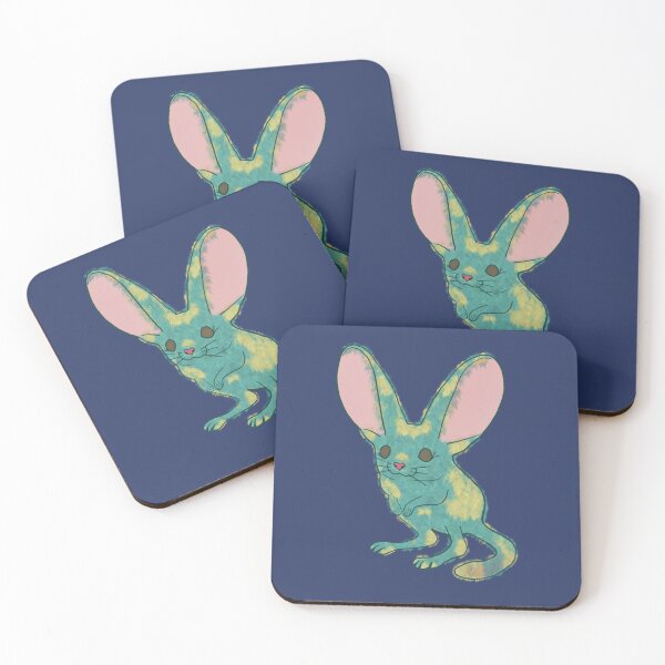 Item preview, Teal Desert Jerboa | Long-Eared Creature Art designed and sold by Whimsy Moth .