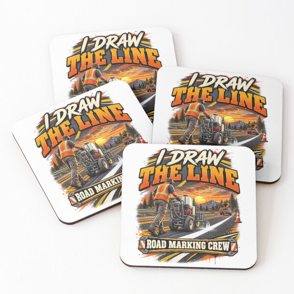Item preview, I Draw The Line Road Marking Crew designed and sold by katiecorners.