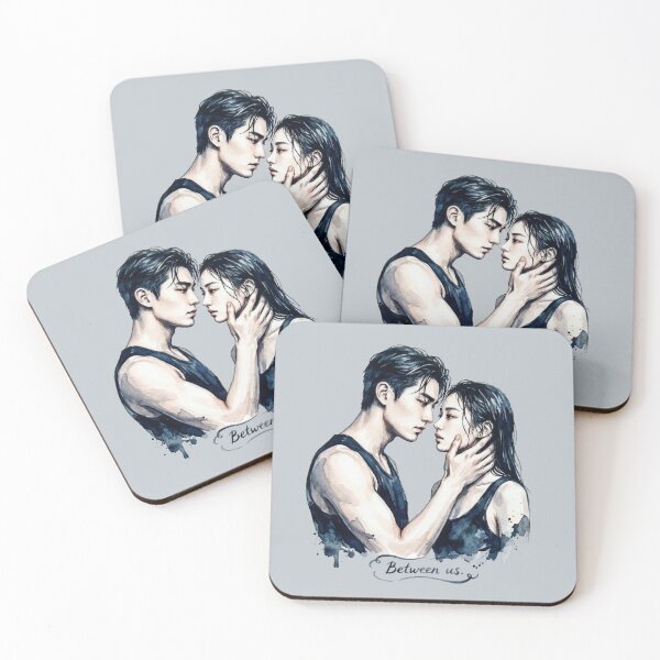 Item preview, Watercolor  Sticker:  Between Us    designed and sold by  BoomPoster.
