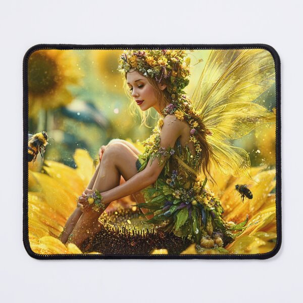 Item preview, Sunflower Fairy and Bumblebee Bliss designed and sold by Storybook Botanica.