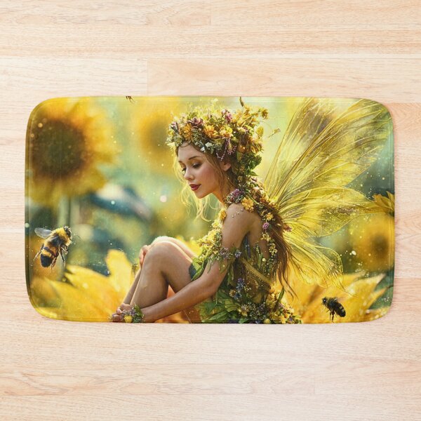 Item preview, Sunflower Fairy and Bumblebee Bliss designed and sold by Storybook Botanica.