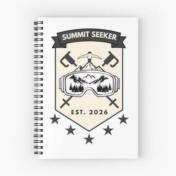 Item preview, Summit Seeker Vintage Mountaineering Badge EST 2026 Ski Stars designed and sold by SteCreator.