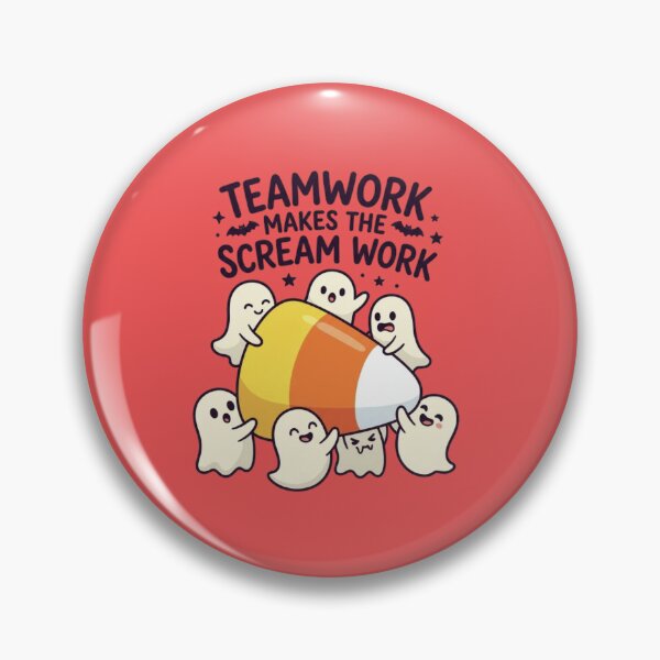 Item preview, Teamwork Makes The Scream Work - Cute Ghost Candy Corn Halloween designed and sold by LUKOWEAR.