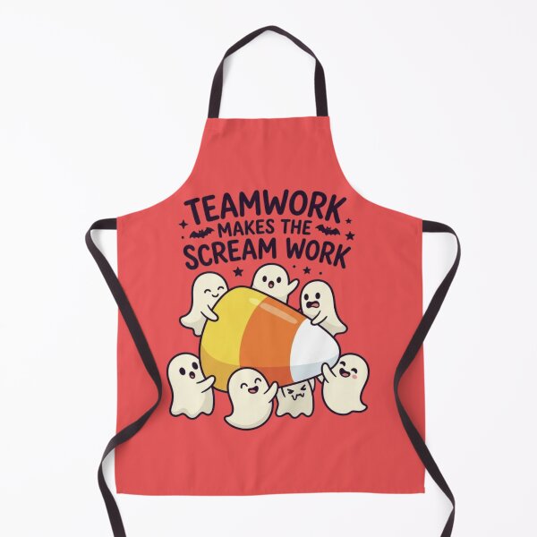 Item preview, Teamwork Makes The Scream Work - Cute Ghost Candy Corn Halloween designed and sold by LUKOWEAR.