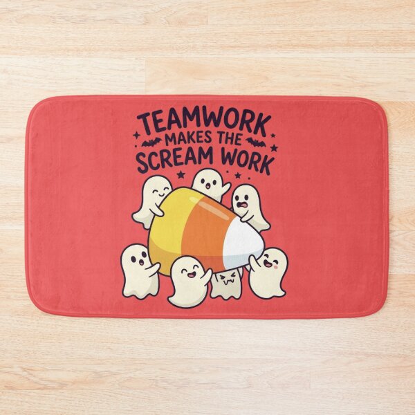 Item preview, Teamwork Makes The Scream Work - Cute Ghost Candy Corn Halloween designed and sold by LUKOWEAR.