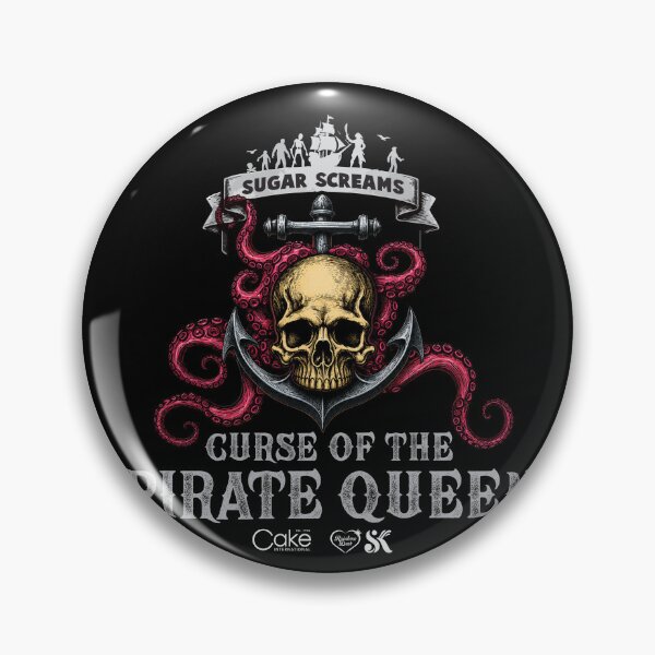 Item preview, Sugar Screams Pirate Queen on Dark  designed and sold by SugarScreams.