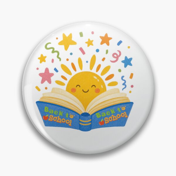 Item preview, Cute Back to School Sun Book - Reading & Learning Sticker designed and sold by Esraa-Arts.