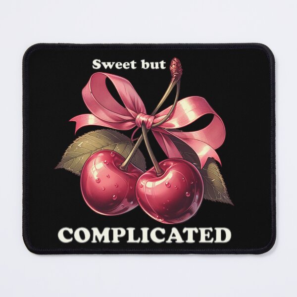 Item preview, Sweet But Complicated – Coquette Cherry Bow designed and sold by LinaDesign Store.