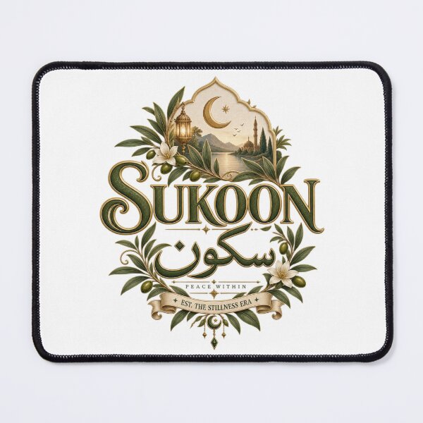 Item preview, Sukoon Peace Within Islamic Design designed and sold by InkroarCo.