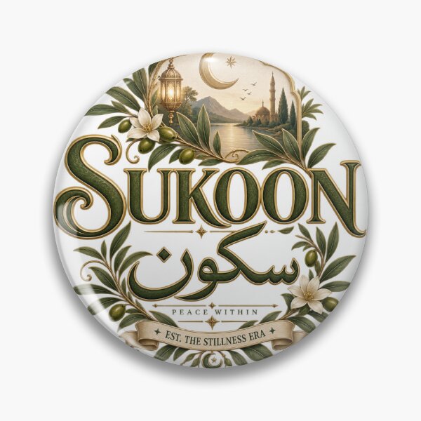 Item preview, Sukoon Peace Within Islamic Design designed and sold by InkroarCo.