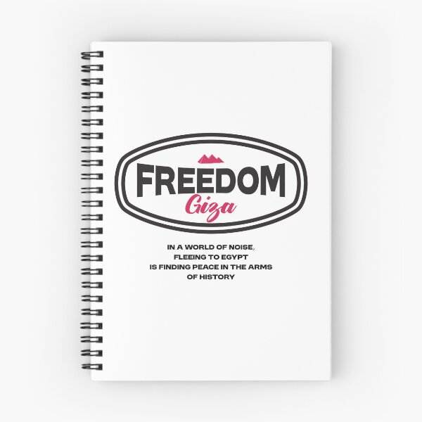 Item preview, Freedom Giza In A World Of Noise Pyramids Typography designed and sold by bolayousri.