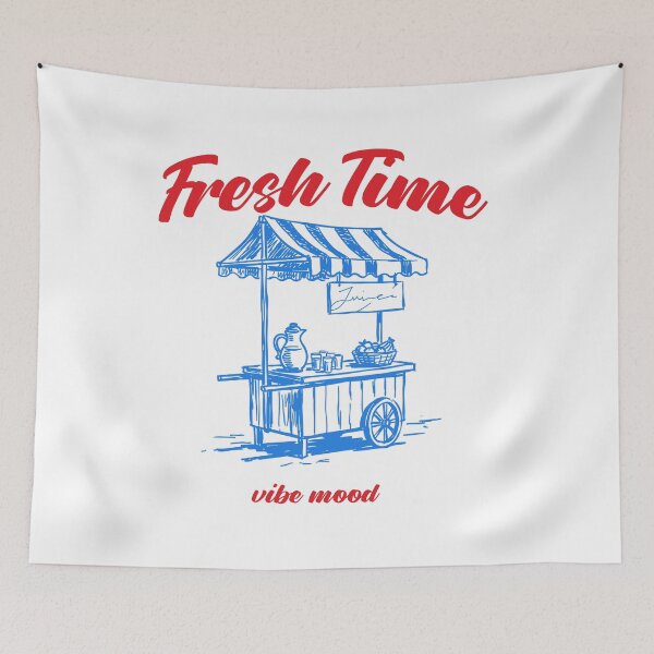 Item preview, Fresh Time Vintage Juice Cart Illustration designed and sold by bolayousri.