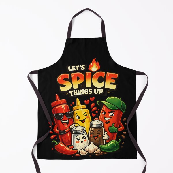 Item preview, Let’s Spice Things Up – Cute Spicy Food Cartoon designed and sold by SidTastic .