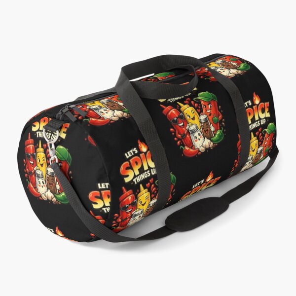 Item preview, Let’s Spice Things Up – Cute Spicy Food Cartoon designed and sold by SidTastic .