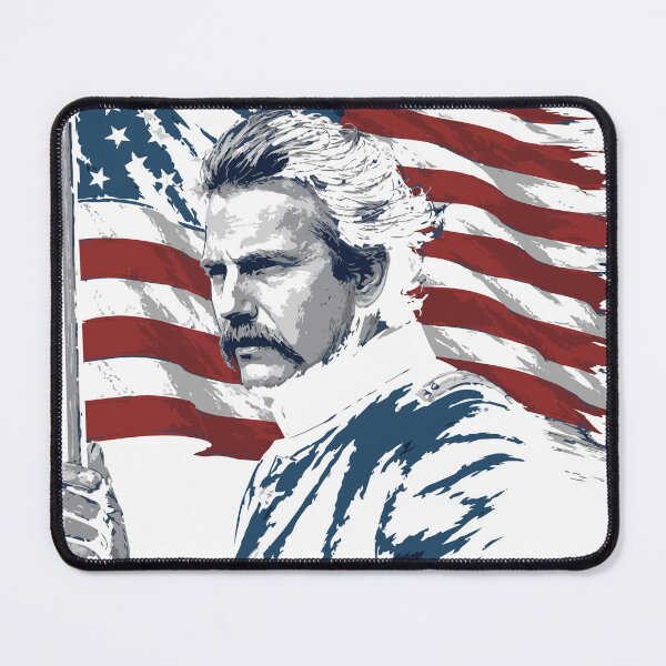 Item preview, Civil War Union Officer Tattered Flag Portrait designed and sold by Stayfrostybro.