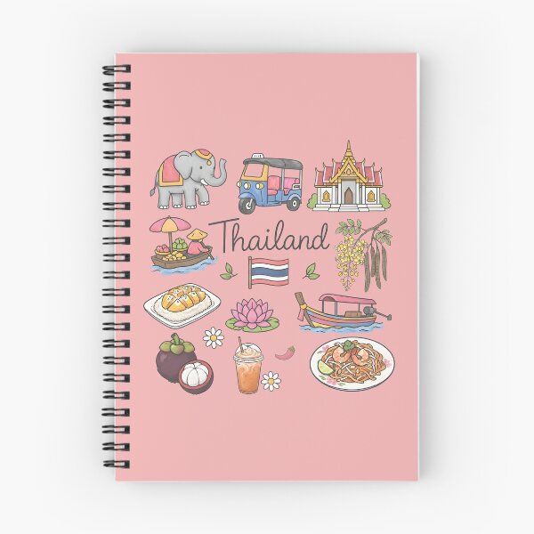Item preview, Thailand Cute Pastel Collage  designed and sold by HowToCanadian.