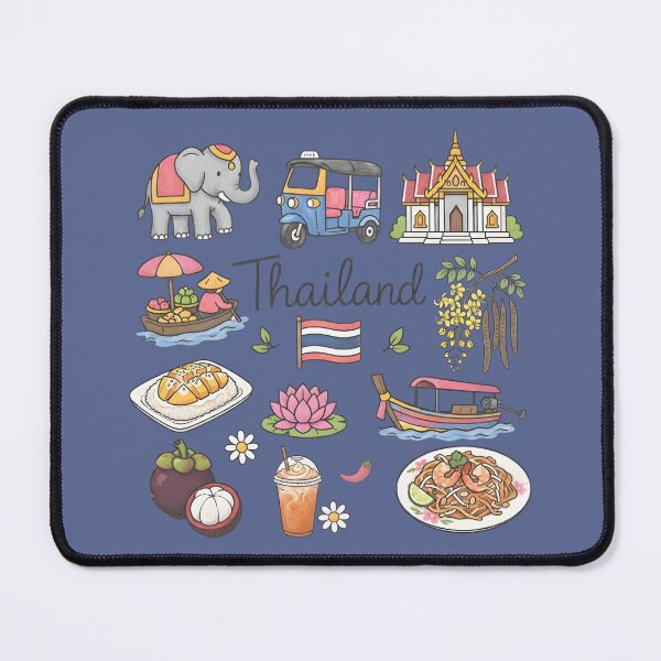 Item preview, Thailand Cute Pastel Collage  designed and sold by HowToCanadian.