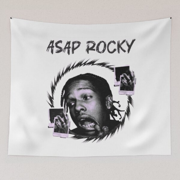 Item preview, ASAP Rocky Fashion Hip Hop Vintage Retro Graphic designed and sold by Mnx6.
