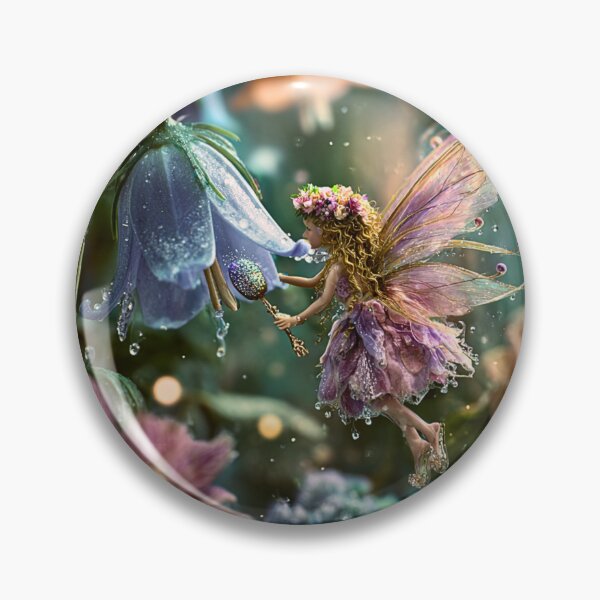 Artikelvorschau, Feenversammlung Morgentau Magie entworfen und verkauft von Storybook Botanica.