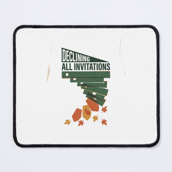 Item preview, Declining All Invitations designed and sold by SignumShop.