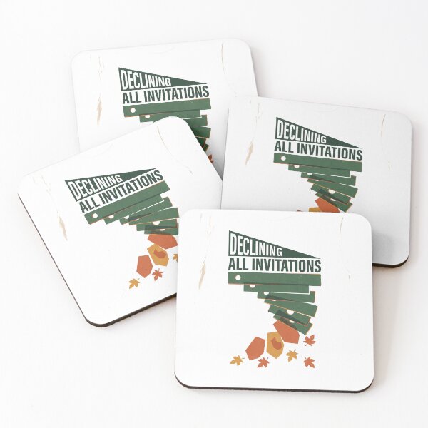 Item preview, Declining All Invitations designed and sold by SignumShop.