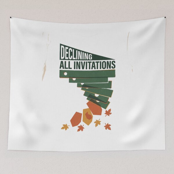 Item preview, Declining All Invitations designed and sold by SignumShop.