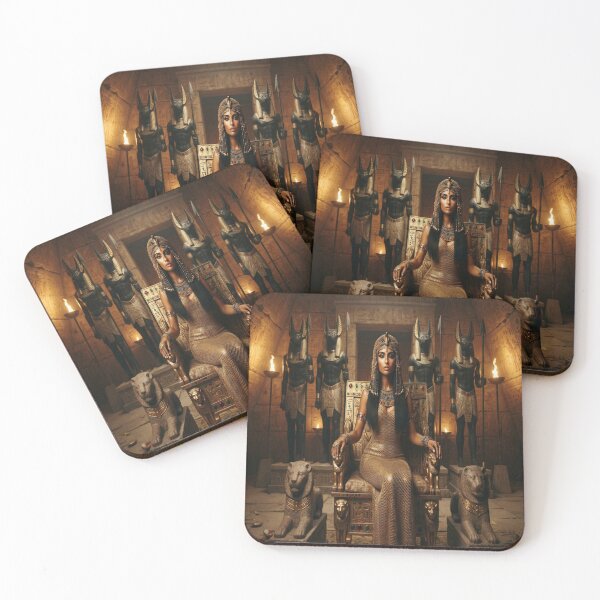 Item preview, Queen of the Ancient Throne: Dark Fantasy & Mythic Art Print designed and sold by AfresStudio.