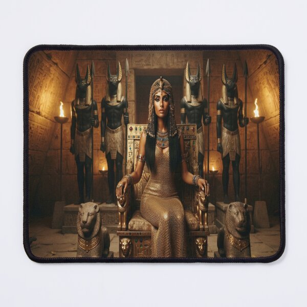 Item preview, Queen of the Ancient Throne: Dark Fantasy & Mythic Art Print designed and sold by AfresStudio.