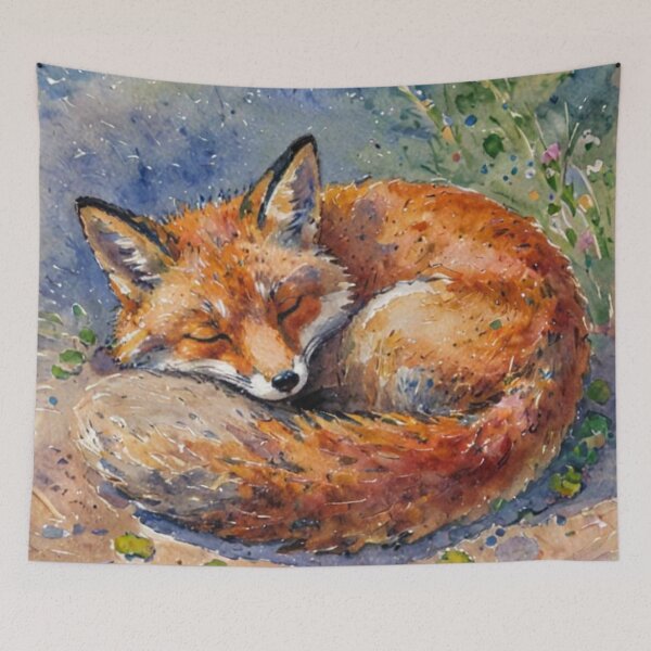 Item preview, Sleeping fox designed and sold by sid1802.