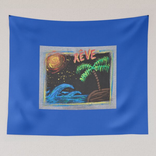 Item preview, Dream - Tropical dreamlike illustration designed and sold by Graffystyle.