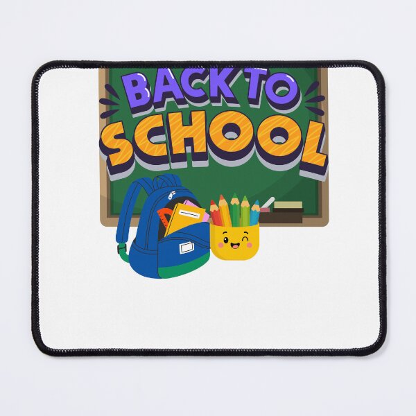 Item preview, Back To School Blackboard Cute Backpack Pencil Holder Sticker designed and sold by Esraa-Arts.